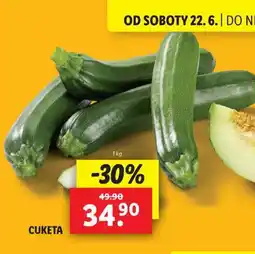 Lidl Cuketa nabídka