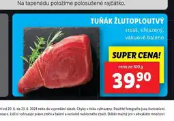 Lidl Tuňák žlutoploutvý nabídka
