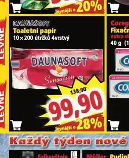 Norma Daunasoft toaletní papír nabídka