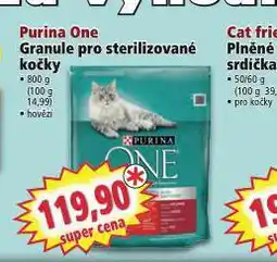 Norma Purina one granule pro sterilizované kočky nabídka