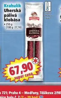 Uherská pálivá klobása