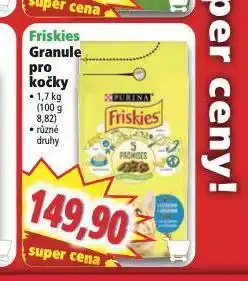 Norma Friskies granule pro kočky nabídka