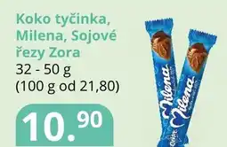 Potraviny CZ Koko tyčinka, Milena, Sojové řezy Zora nabídka