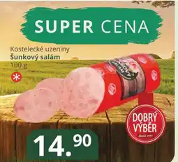 Potraviny CZ Kostelecké uzeniny Šunkový salám nabídka