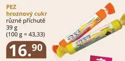 PEZ hroznový cukr
