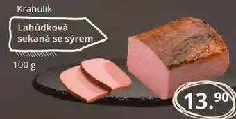 Potraviny CZ Krahulík Lahůdková sekaná se sýrem nabídka