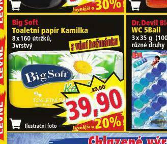 Norma Big soft toaletní papír nabídka