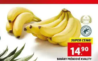 Lidl Banány premium kvality nabídka