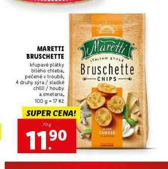 Lidl Maretti bruschette nabídka