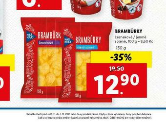 Lidl Brambůrky nabídka