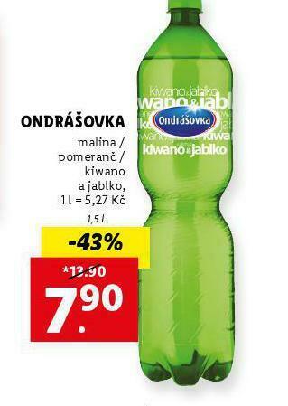 Lidl Ondrášovka ochucená nabídka