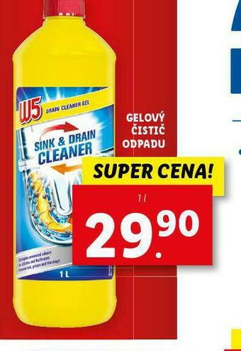 Lidl W5 gelový čistič odpadu nabídka