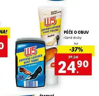 Lidl W5 péče o obuv nabídka