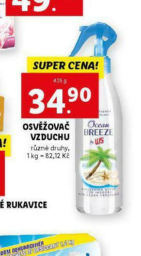 Lidl Osvěžovač vzduchu nabídka