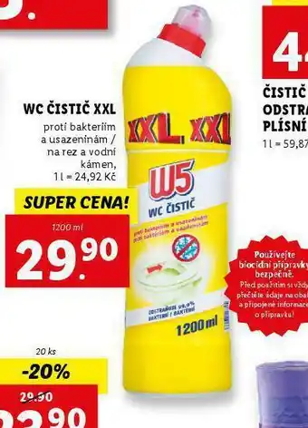 Lidl W5 čistič xxl nabídka