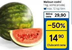 Tesco Meloun vodní nabídka