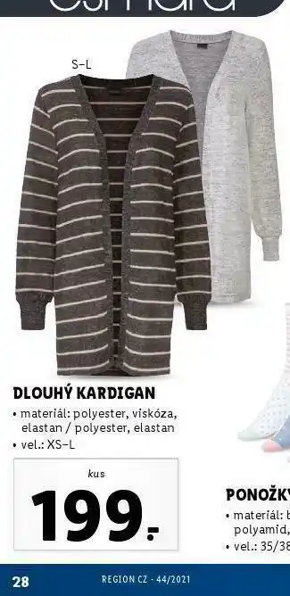 Dlouhý kardigan
