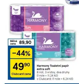 Tesco Harmony Toaletní papír extra soft nabídka