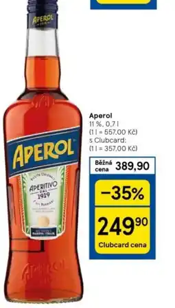 Tesco Aperol nabídka