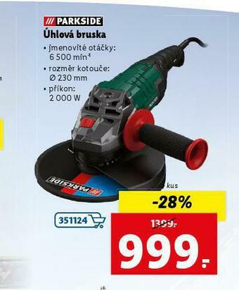 Lidl Úhlová bruska nabídka