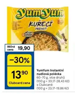 Tesco YumYum Instantní nudlová polévka nabídka
