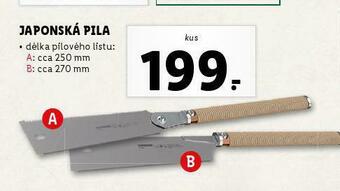 Lidl Japonská pila nabídka