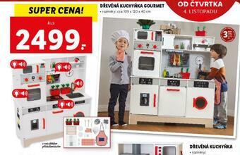 Lidl Dřevěná kuchyňka gourmet nabídka