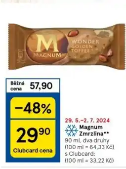 Tesco Magnum Zmrzlina nabídka