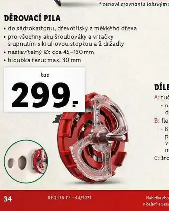 Lidl Děrovací pila nabídka