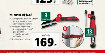Lidl Dílenské nářadí nabídka