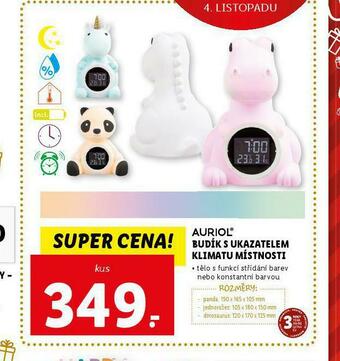 Lidl Budík s ukazatelem klimatu místnosti nabídka