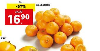 Lidl Mandarinky nabídka