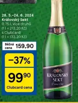 Tesco Královský Sekt nabídka