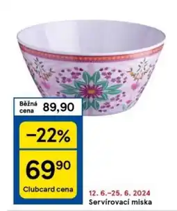 Tesco Servírovací miska nabídka
