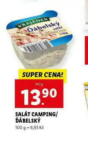 Lidl Salát campng nabídka