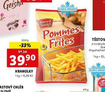 Lidl Hranolky nabídka