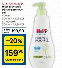 Tesco Hipp Babysanft Dětský sprchový gel nabídka