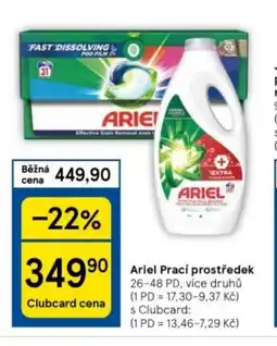 Tesco Ariel Prací prostředek nabídka