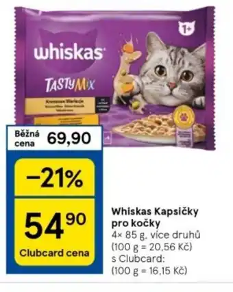 Tesco Whiskas Kapsičky pro kočky nabídka