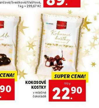 Lidl Kokosové kostky nabídka