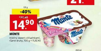 Lidl Monte nabídka