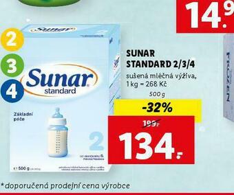 Lidl Sunar standard 2/3/4 nabídka