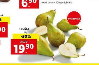Lidl Hrušky nabídka
