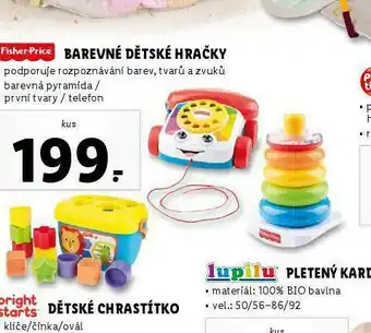 Lidl Barevné dětské hračky nabídka