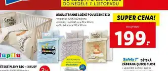 Lidl Oboustranné ložní povlečení bio nabídka