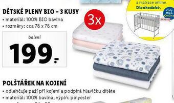 Lidl Dětské pleny bio nabídka