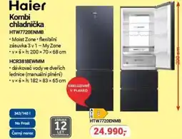 Planeo Elektro Haier Kombi chladnička HTW7720ENMB nabídka