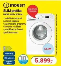 Planeo Elektro SLIM pračka BWSA 61294 W EUN nabídka
