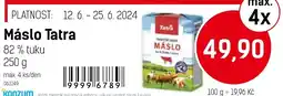 Konzum Máslo Tatra nabídka