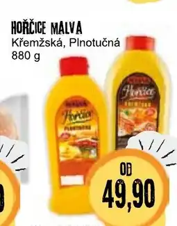 Konzum HOŘČICE MALVA nabídka